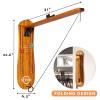 SITOO Ring Toss Game for Adults, Outdoors Games, Wall Mounted Hook and Ring Game with Foldable Arm (Wood) view 3