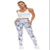 THE GYM PEOPLE Thick High Waist Yoga Pants with Pockets, Tummy Control Workout Running Yoga Leggings for Women (XX-Large,Marble) view 2