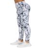THE GYM PEOPLE Thick High Waist Yoga Pants with Pockets, Tummy Control Workout Running Yoga Leggings for Women (XX-Large,Marble) view 4