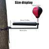DYK&NX Wing Chun Dummy Martial Arts Training, Bundled Boxing Spinning Bar, Boxing Speed Ball, 360 Adjustable Height, for Practice, Reaction Speed Suitable Trees and Hard Objects view 2