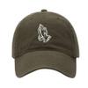 Baseball Cap Men Praying Hands Embroidered Washed Cotton Dad Hat Baseball Caps (Green,7 5/8) view 1