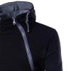 Maiyifu-GJ Men Slim Fit Athletic Pullover Hoodies Fleece Unique Zipper Hooded Sweatshirt Casual Lightweight Drawstring Hoodie (Black,Medium) view 4