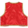 Manyakai Boys Arabian Prince Tops Waistcoat Vest Kids Fairy Tale Dramas Stage Performance Fancy Dress Ups Red 16 Years view 2