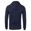 Maiyifu-GJ Men Full Zip Slim Fit Hoodies Casual Solid Gym Hooded Sweatshirt Long Sleeve Lightweight Hoodie with Kanga Pocket (Dark Blue,X-Large) view 2