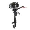 4 Stroke 6HP Short Shaft Outboard Motor Engine,140CC Outboard Boat Motor Fishing Boat Engine Motor with Air Cooling TCI Ignition System Manual Start Tiller Control for Fishing Boat Kayak Engine view 1