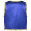 Manyakai Boys Arabian Prince Tops Waistcoat Vest Kids Fairy Tale Dramas Stage Performance Fancy Dress Ups Blue 16 Years view 4