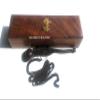 REDSKY TRADER Brass Bosun's Whistle with Chain Antique & Hardwood Anchor Inlaid Box - Black Antique Finish view 3