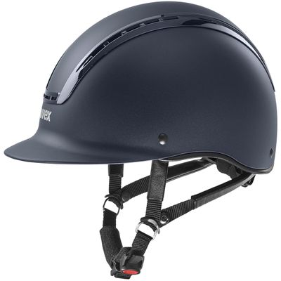 uvex suxxeed Active, Horse Riding Helmet for Women & Men, Navy, M-L - Adjustable & Excellent Ventilated Helmet