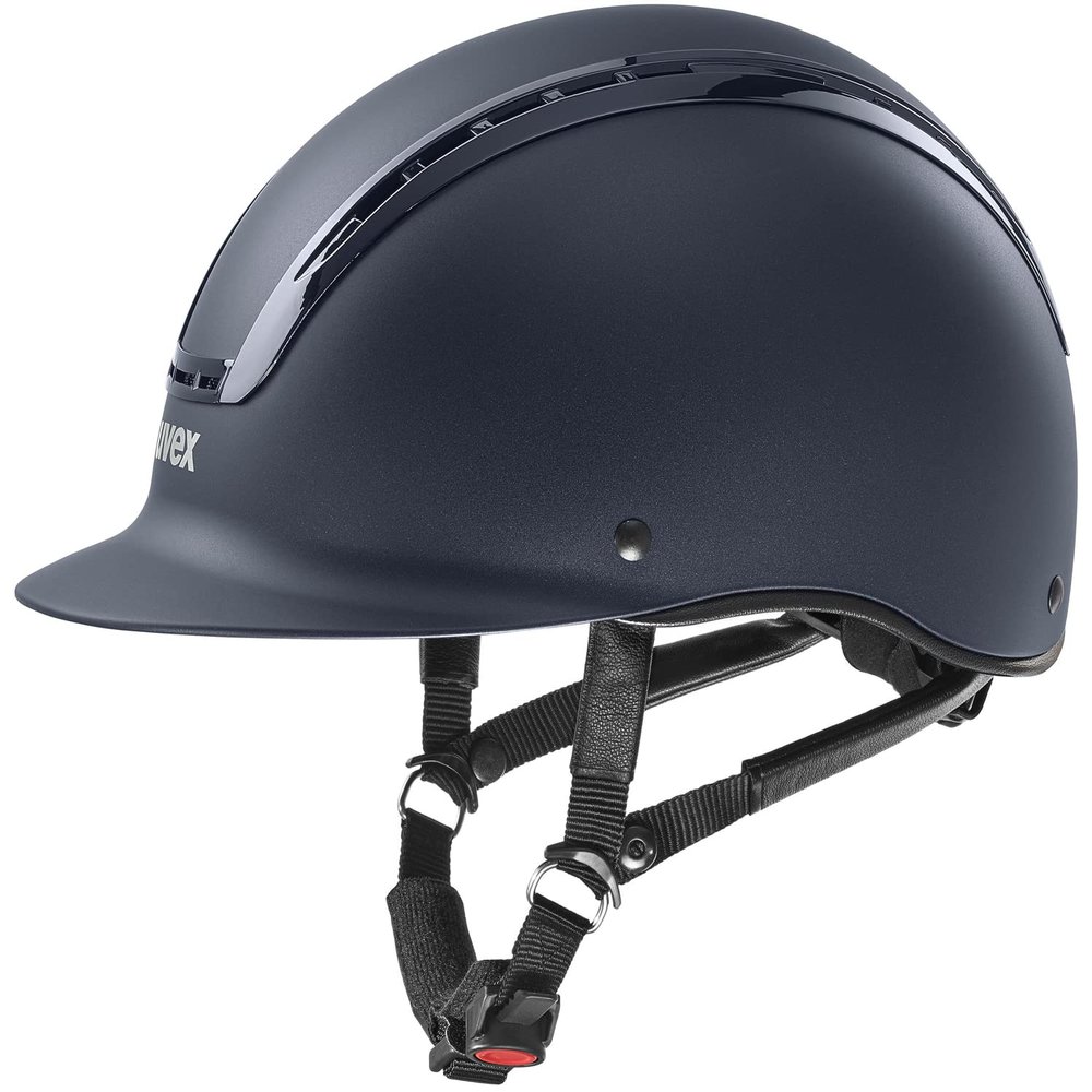 uvex suxxeed Active, Horse Riding Helmet for Women & Men, Navy, M-L - Adjustable & Excellent Ventilated Helmet