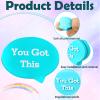 Sosation 24 Pcs Tennis Vibration Dampener Colorful Tennis Racket Dampener for Women Men Gift Team Accessories, 6 Styles view 3