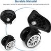 LIZEALUCKY Luggage Suitcase Wheels,Pack of 2 Swivel Wheel Replacement Spinner Luggage Travel Suitcase Wheels Plastic Bearings Repair Set for Luggage Kits view 4