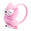 IPENNY Kids Winter Warm Soft Plush Earmuffs Boys Girls Soccer Ear Warmer for Outdoor (Fox,Light Pink) view 2