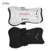 PATIKIL Soccer Shin Pads, 2 Pack Breathable PVC Sport Guard for Adult, White view 3