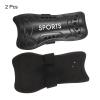 PATIKIL Soccer Shin Pads, 2 Pack Breathable PVC Sport Guard for Adult, Black view 3