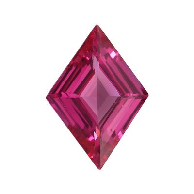 4x2mm AAA Lozenge Synthetic Pink Sapphire(1 pc) Loose Gemstone