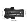 PATIKIL Soccer Shin Pads Size S, 4 Pack Breathable PVC Sport Guard for Youth, Black view 2