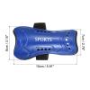 PATIKIL Soccer Shin Pads Size S, 4 Pack Breathable PVC Sport Guard for Youth, Blue view 2