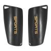 PATIKIL Size L Soccer Shin Pads, 2 Pack PVC Sport Protective Guard for Youth, Black view 1