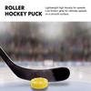 Roller Hockey Puck,Official Game Puck,Street Hockey Puck,Low Bounce Fast Glide Pegs Roller Hockey Game Puck Training Puck Dry Land Hockey Balls for Practicing(Yellow) view 3