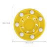 Roller Hockey Puck,Official Game Puck,Street Hockey Puck,Low Bounce Fast Glide Pegs Roller Hockey Game Puck Training Puck Dry Land Hockey Balls for Practicing(Yellow) view 4