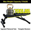 Teclor Weight Bench, Adjustable Strength Training Bench for Full Body Workout with Fast Folding, Incline Decline Exercise Workout Bench for Home Gym -New Version view 4
