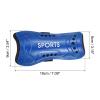 PATIKIL Soccer Shin Pads, 2 Pack Breathable PVC Sport Guard for Adult, Blue view 2