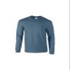 Gildan Men's G2400 Ultra Cotton Jersey Long Sleeve Tee Indigo Blue view 1