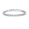 ZAHSY Cubic Zirconia Bracelet Tennis Bracelets for Women Link Silver Bracelet Silver Rhinestones Bracelet for Women Christmas Birthday Gifts view 1
