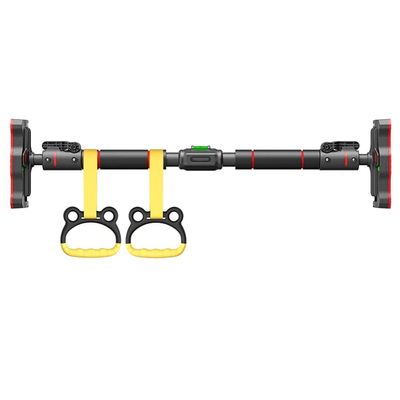 BCPPO Chin Up Bar Portable Door Frame Pull Up Bar, 68-155cm Adjustable Length Adult Kids Fitness Horizontal Bar Ring, Safe Load 250kg (Size : 95-135CM)