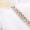 ZAHSY Gold Tennis Bracelet Cubic Zirconia Bracelets for Women Rhinestone Tennis Bracelets for Women Birthday Christmas Gifts Gold Chain Link Bracelet view 2