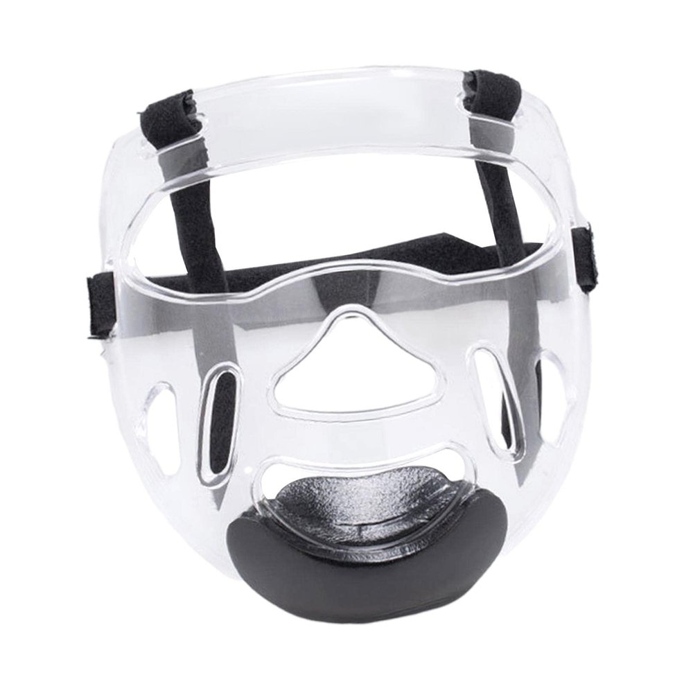 Deevoka Clear Taekwondo Mask Detachable Protector Head Gear Head Cover, Face Shield Face Protection Cover Thickening for Martial Arts Boxing Sanda, Kids