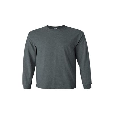 Gildan Men's G2400 Ultra Cotton Jersey Long Sleeve Tee Charcoal
