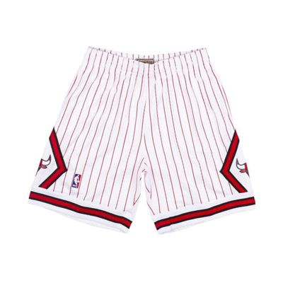 Mitchell & Ness NBA Reload Swingman Chicago Bulls Mens White Shorts