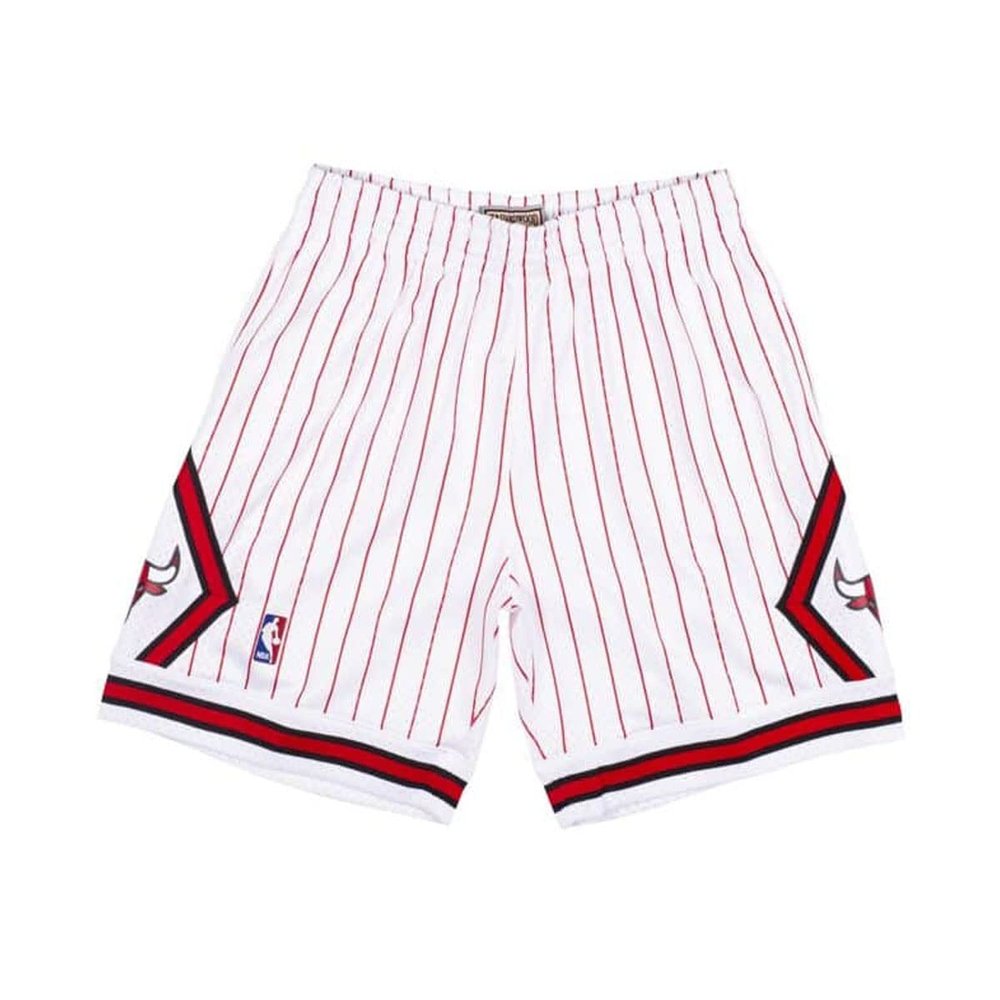 Mitchell & Ness NBA Reload Swingman Chicago Bulls Mens White Shorts