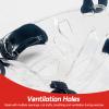 Deevoka Clear Taekwondo Mask Detachable Protector Head Gear Head Cover, Face Shield Face Protection Cover Thickening for Martial Arts Boxing Sanda, Adults view 4