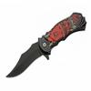 SZCO 4.5" Artistic Folding Pocket Knife  Folding Knife for Men with Clip, Black Stainless Steel Blade, Printed ABS Handle & EDC Liner Lock for Camping, Hiking, Outdoor Use view 2