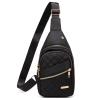 AOSTIHOT Small Sling Backpack for Women, Chest Bag Daypack Crossbody for Travel Sport Running Hiking Black view 3