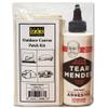 TrailMax Outdoor Canvas Patch Kit to Repair Pop-Up Campers, Canvas Tents, Boat Covers, Tarps | 2.75 SQ Feet of 15 oz Canvas & 6oz Bottle of TearMender Fabric Glue view 1