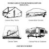TrailMax Outdoor Canvas Patch Kit to Repair Pop-Up Campers, Canvas Tents, Boat Covers, Tarps | 2.75 SQ Feet of 15 oz Canvas & 6oz Bottle of TearMender Fabric Glue view 3