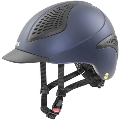 uvex exxential II MIPS Horse Riding Helmet for Women & Men, Navy mat, XXS-S - Adjustable Helmet with Integrated MIPS System