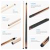 Pearson Cues Prestige Series Pool Cue  58 Maple Wood, Low-Deflection Shaft, Quick Release Joint | Professional Billiard Stick for Serious Players & Tournament Play, 19 Oz Dark Grey, Red Trim on Wood view 3