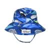 Flap Happy Baby Boy's UPF 50+ Bucket Hat, Whale Wonder, X-Large view 1