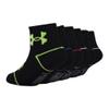 Under Armour Baby Boys Multi Pack Basic Essential Quarter Socks, Black Logo, 2T-4T view 4