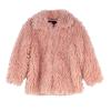 Girls' Outerwear Jackets, Toddler Girls Fashion Fluffy Faux Fleece Coat Windproof Winter Fleece (Pink, 1-2 Years) view 1