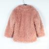 Girls' Outerwear Jackets, Toddler Girls Fashion Fluffy Faux Fleece Coat Windproof Winter Fleece (Pink, 1-2 Years) view 2