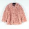 Girls' Outerwear Jackets, Toddler Girls Fashion Fluffy Faux Fleece Coat Windproof Winter Fleece (Pink, 1-2 Years) view 3