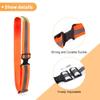 A-SAFETY Reflective Safety Bands for Wrist, Arm, Ankle, Leg.High Visibility Sports Gear for Walking Jogging Cycling,Yellow view 3