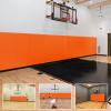 PROGOAL 2 Pack Wall Pad with 2 Thick Foam,Gym Basketball-Court Garage Protectors,Durable Non-Toxic High-Cushioning Protection Wall Padding for Wall-Mounted Basketball Hoops(60" L x 20" W,Orange) view 1