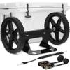 FERUERW Upgraded Cooler Wheel Kit, Universal Cooler Cart Kit for Heavy-Duty Coolers,15.5 in to 17.5 in Wide Coolers, All Terrain 12 Inch Wheels&Ratchet Straps, Roller Accessories for Camping & Beach view 1