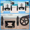 FERUERW Upgraded Cooler Wheel Kit, Universal Cooler Cart Kit for Heavy-Duty Coolers,15.5 in to 17.5 in Wide Coolers, All Terrain 12 Inch Wheels&Ratchet Straps, Roller Accessories for Camping & Beach view 2